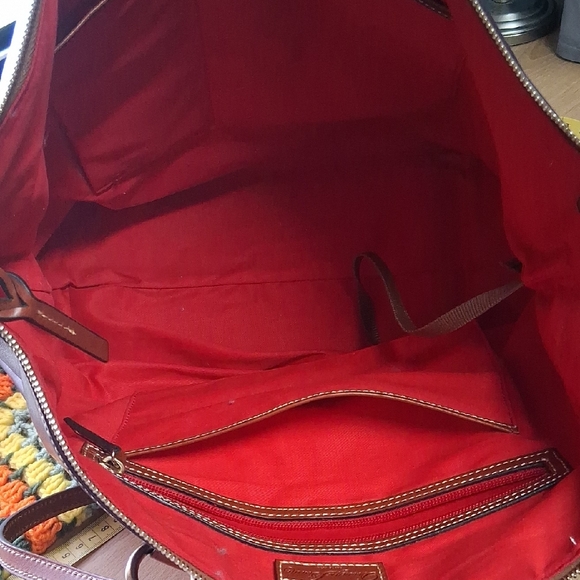 Dooney & Bourke Rich Purple Leather Shoulder Bag - Picture 9 of 9